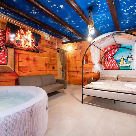 Liebeshotel Suite Romantica Con Spa Privata, Idromassaggio E Sauna